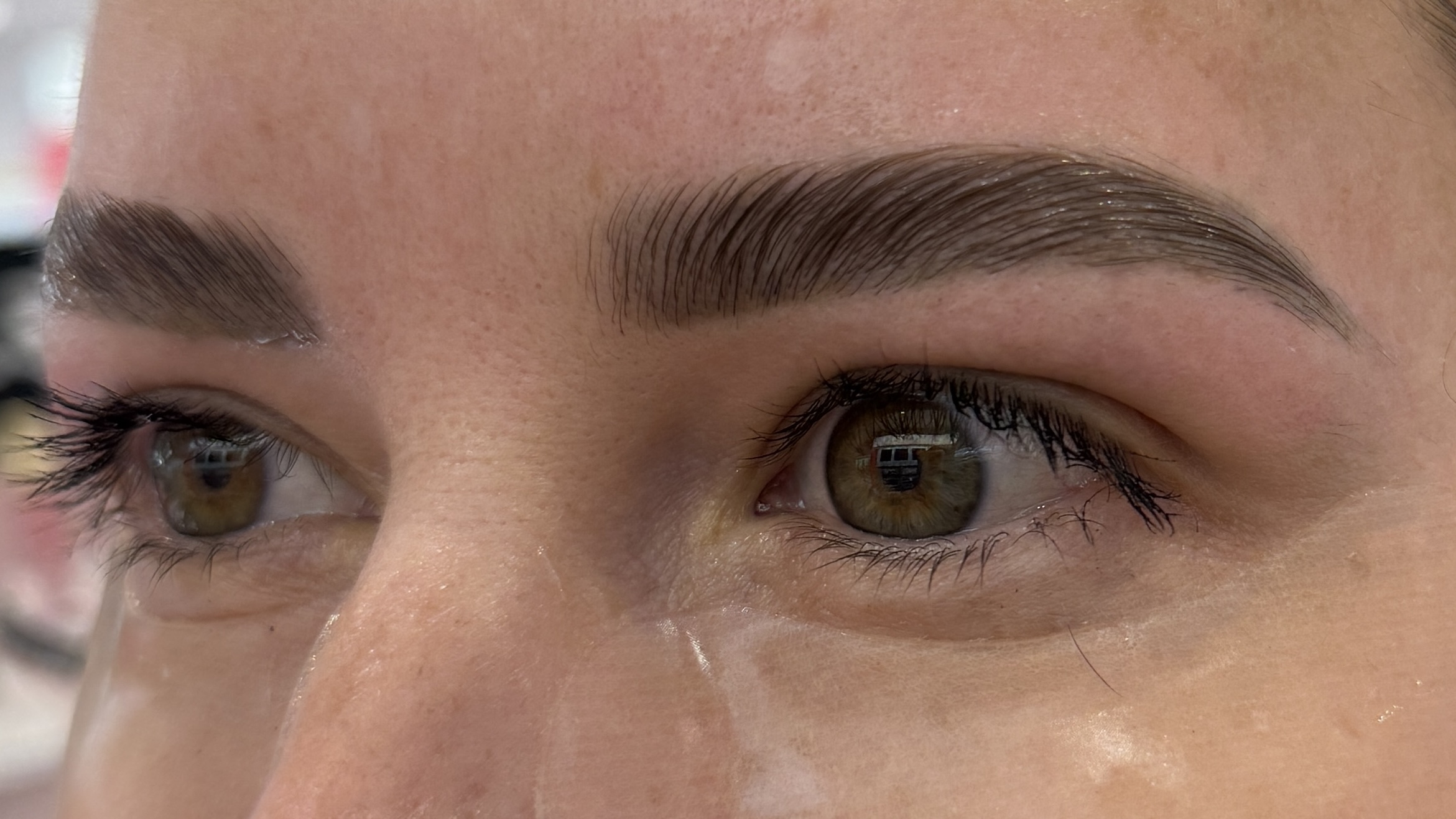 Soft, freshly styled brows